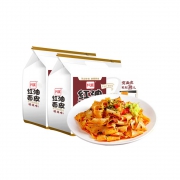 阿宽 红油面皮 方便面超市装420g/袋*2提