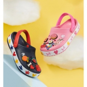 Crocs卡骆驰 儿童洞洞鞋 米奇米妮联名闪灯鞋