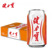 健力宝 橙蜜味碳酸运动饮料  330ml*24听 怀旧装