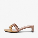CHARLES&KEITH 女士不对称装饰凉拖鞋