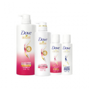 Dove 多芬 氨基酸洗护套装（洗发水700ml+护发素400ml+小样100ml*2 ）