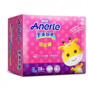 PLUS会员：Anerle 安儿乐 干爽超薄系列 婴儿纸尿裤 L 28片