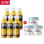 农夫山泉 低温NFC果汁 6瓶+植物酸奶 3杯 组合装