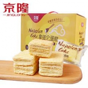 PLUS会员：京隆 拿破仑蛋糕 原味 500g