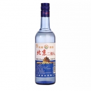 京东极速版：北京二锅头 白酒 43度 清香型 500ml *1瓶  蓝瓶