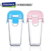 Glasslock 三光云彩 玻璃水杯随行杯 380ml