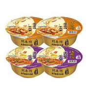 Uni-President 统一 巧面馆非油炸麻婆咖喱+红油老坛酸菜 118g*2碗+126g*2碗