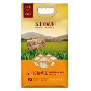88vip：五丰 鲜稻家 东北大米 长粒香米10kg