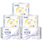 ABC 超薄日用夜用组合卫生巾 240mm*24片+323mm*6片