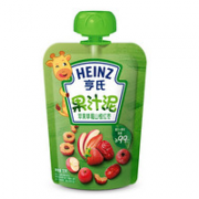 Heinz 亨氏 婴儿果泥 苹果草莓山楂红枣味 120g