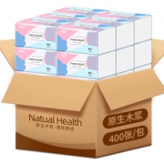 绿劲 家用大包抽纸400张加量装30包