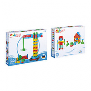 Hape 柔性积木 760008 PolyM创趣进阶套（80颗粒）