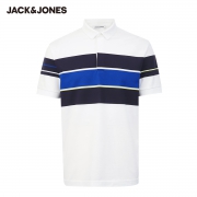 JACK&JONES 杰克琼斯 220206517 男士纯色Polo衫