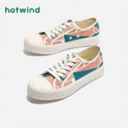 hotwind 热风 H14W0116 女鞋百搭帆布鞋
