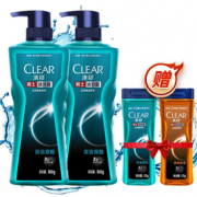 2倍控油力！CLEAR 清扬 男士古龙香氛沐浴露 600g+100g赠600g+100g