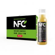 农夫山泉 100%NFC 新疆苹果汁 饮料300ml*10瓶