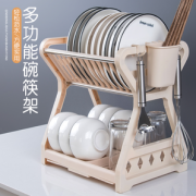方便实用！摇篮粑粑 碗碟收纳沥水架 33*24*31cm