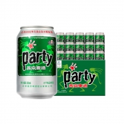10点、88VIP：YANJING BEER 燕京啤酒 8度party黄啤酒 330ml*24听*2件
