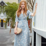 La Chapelle 拉夏贝尔 902131002 雪纺碎花裙