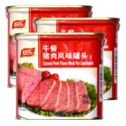 PLUS会员：Shuanghui 双汇 午餐猪肉风味罐头 340g*3盒*2件