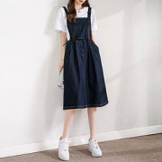 La Chapelle 拉夏贝尔 24364-12XR-68 女士背带连衣裙