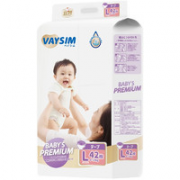 VAYSIM 超薄透气系列 婴儿纸尿裤 L 42片