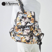 低过海淘，LeSportsac 乐播诗 大容量抽带式双肩包 7357  11色