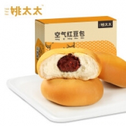 PLUS会员：姚太太 休闲早餐红豆夹心面包 500g*2件