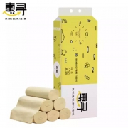 京东极速版：惠寻 无芯竹浆卷纸 12卷