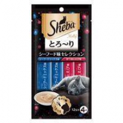 Sheba 希宝 猫零食 海洋尊享+鲣鱼及虾12g*4条