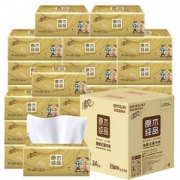 Breeze 清风 原木金装 抽纸 3层130抽24包 （188mm*136mm）*3件