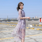 JEANSWEST 真维斯 JY-02-242146-415DQ 女士气质舒适中长裙