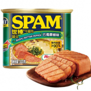 肉嫩多汁！SPAM 世棒 午餐肉罐头 藤椒口味  320g
