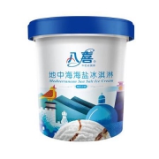 plus会员：八喜 冰淇淋  地中海海盐 550g*4件