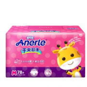 88VIP！Anerle 安儿乐 婴儿纸尿裤 M 78片