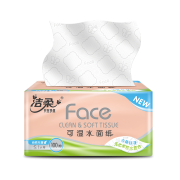 C&S 洁柔 粉face 抽纸 3层100抽12包（195*123mm）