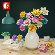 30日0点：SEMBO BLOCK 森宝积木 森宝花朵积木1支