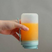 WORTHBUY 沃德百惠 便携塑料杯 350ml