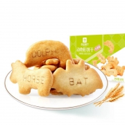 限3409件、12日12点：良品铺子 动物形饼干 牛奶味 60g