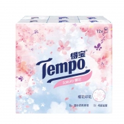 Tempo得宝 梦境樱语 手帕纸 樱花季印花12包随身装*2