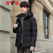 YALU 雅鹿 YB67U0450-1 男士加厚连帽羽绒服