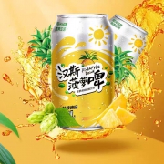 汉斯 菠萝啤 碳酸饮料330ml*12罐整箱