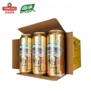 青岛 山水啤酒 醉美500ml*12听*3箱