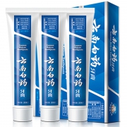 PLUS会员：YUNNANBAIYAO 云南白药 留兰香经典牙膏 180g*3（赠花草茶3g*15袋+牙刷*2）