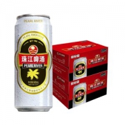 全国三大啤酒品牌之一 珠江啤酒 12度经典老珠江 500ml*24罐