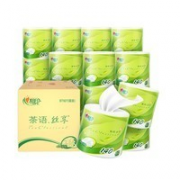心相印 茶语丝享系列 卷纸 4层140克27卷