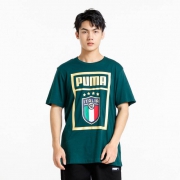 PUMA 彪马 75750418 男款 意大利队 短袖T恤