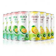 RIO 锐澳 预调鸡尾酒微醺3度金橘乌龙茶味+柠檬红茶味 330ml*8罐