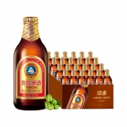 TSINGTAO 青岛啤酒 小棕金 11度 296ml*24瓶*2件