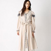 MOUSSY 摩西 010ASS30 女长袖连衣裙